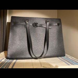 NWOT Jack Georges Chelsea Leather Business Tote